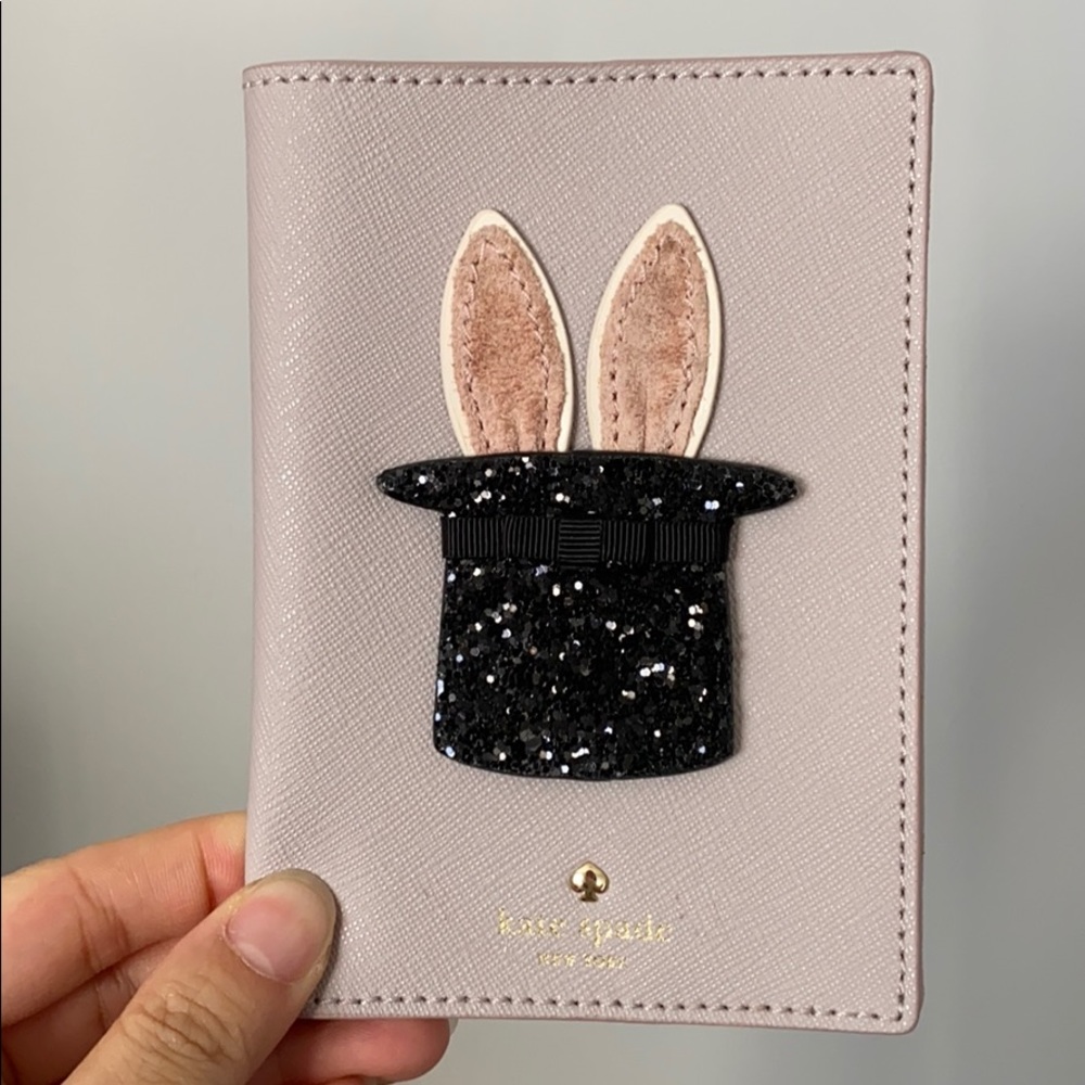 Kate Spade Make Magic Bunny Passport Cover